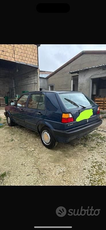 Usata VW Golf II 73 CV (53 kW) 1990 Blu Utilitaria