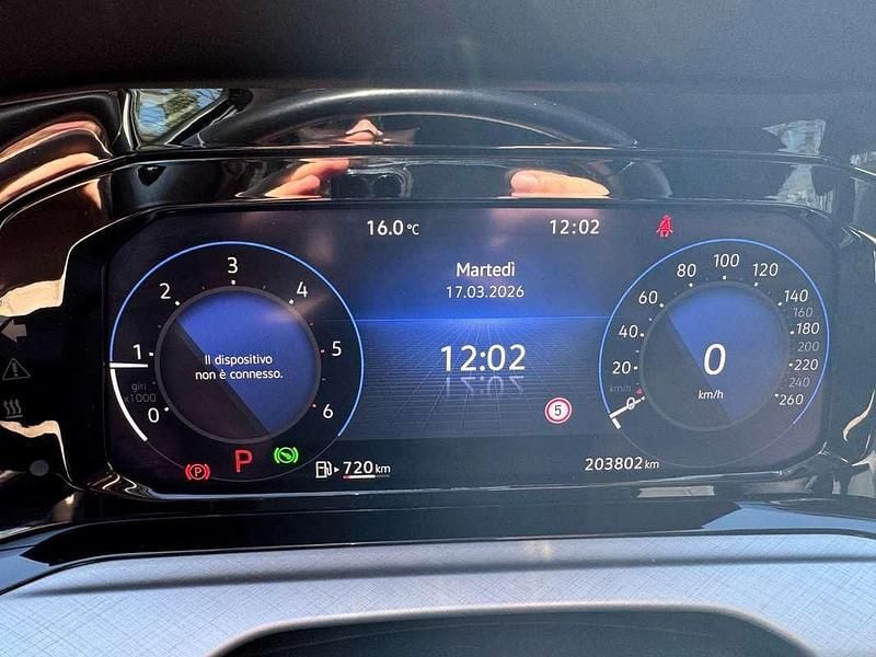 Usata VW Golf VII Life 150 CV (110 kW) 2020 Nero Berlina