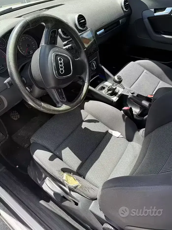 Usata Audi A3 S-Line 140 CV (102 kW) 2012 Bianco Utilitaria