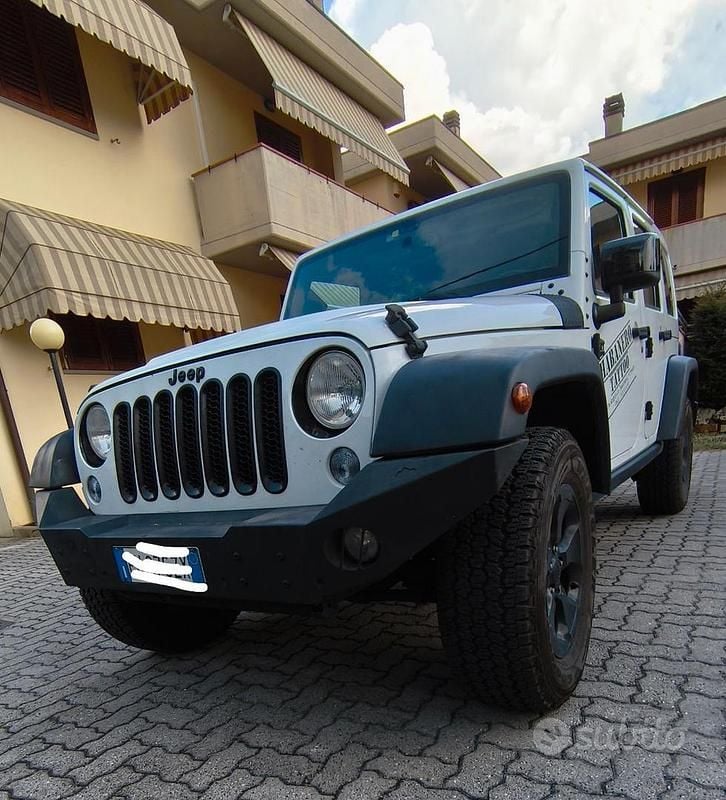 Bianco Usata 2015 Jeep Wrangler Sahara SUV | 27.000 € (Ottimo prezzo) - Immagine 1/4
