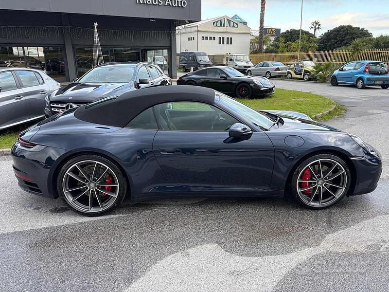 Usata Porsche 911 Carrera S Cabriolet 450 CV (330 kW) 2020 Blu Cabrio
