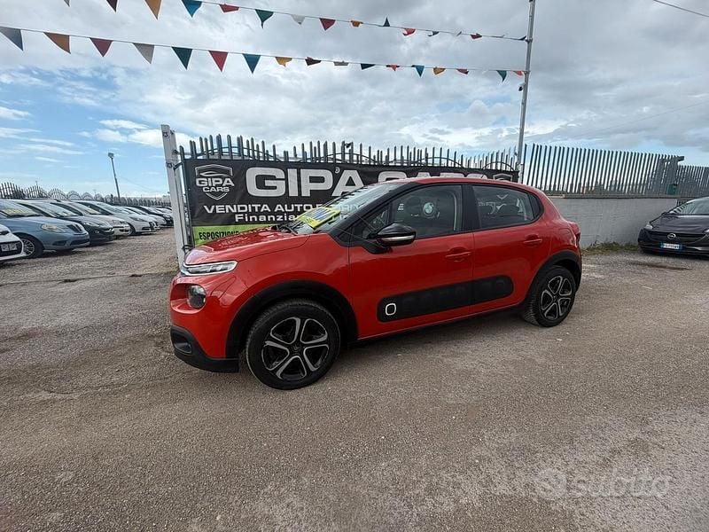 Usata Citroën C3 Feel 82 CV (60 kW) 2018 Rosso Utilitaria
