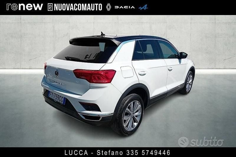 Usata VW T-Roc Style 116 CV (85 kW) 2019 Bianco SUV