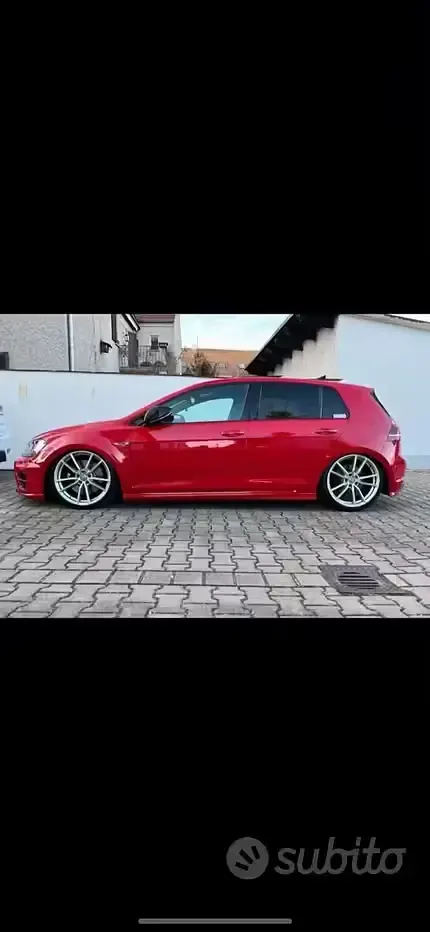 Usata VW Golf VII R 300 CV (220 kW) 2016 Rosso Berlina