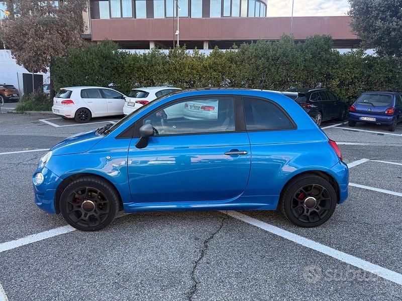 Usata Fiat 500 Sport 69 CV (50 kW) 2016 Blu Utilitaria