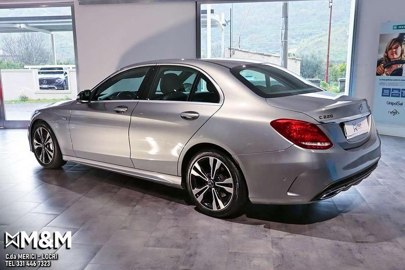 Usata Mercedes C220 Premium 170 CV (125 kW) 2014 Argento Berlina