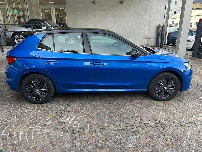 Usata Skoda Fabia Style 95 CV (69 kW) 2023 Blu/azzurro Utilitaria