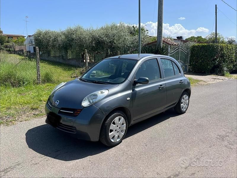Usata Nissan Micra Acenta 80 CV (58 kW) 2006 Grigio Berlina