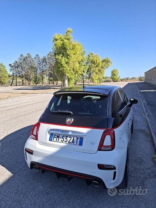 Usata Abarth 595 165 CV (121 kW) 2017 Bianco Berlina