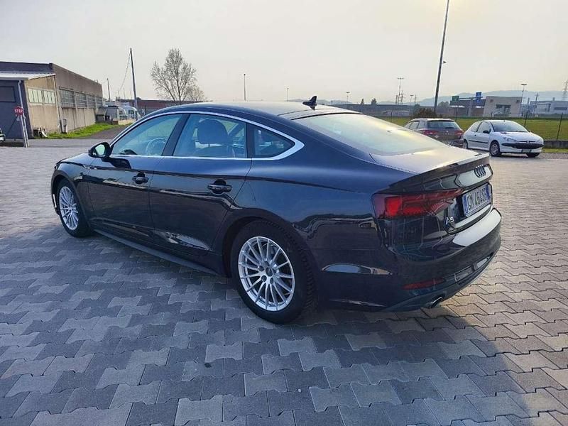 Usata Audi A5 S-Line 150 CV (110 kW) 2017 Blu/azzurro Coupé
