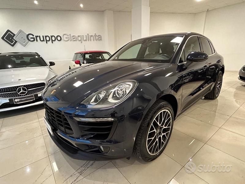Usata Porsche Macan 250 CV (183 kW) 2017 Blu SUV