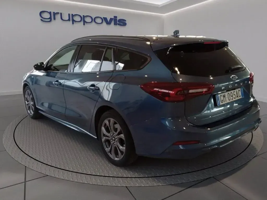 Brugt Ford Focus ST-Line 125 HK (91 kW) 2022 Blå Stationcar