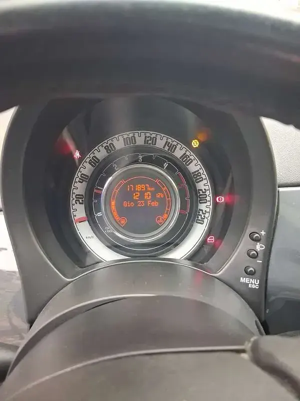 Usata Fiat 500 Lounge 95 CV (69 kW) 2013 Grigio Utilitaria