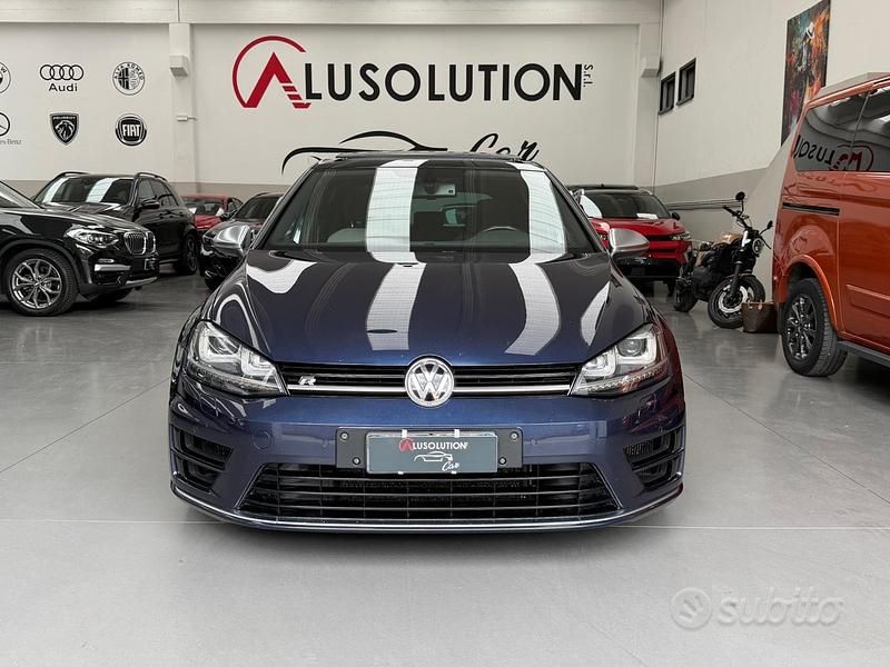 Usata VW Golf VII R 300 CV (220 kW) 2016 Blu Berlina