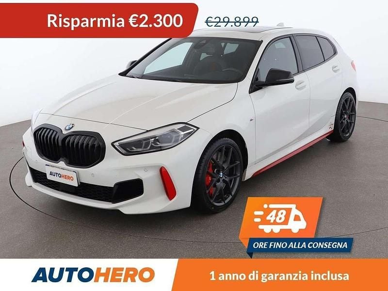 Bianco Usata 2021 BMW 128 M Sport Tre volumi | 27.599 € (Ottimo prezzo) - Immagine 1/3