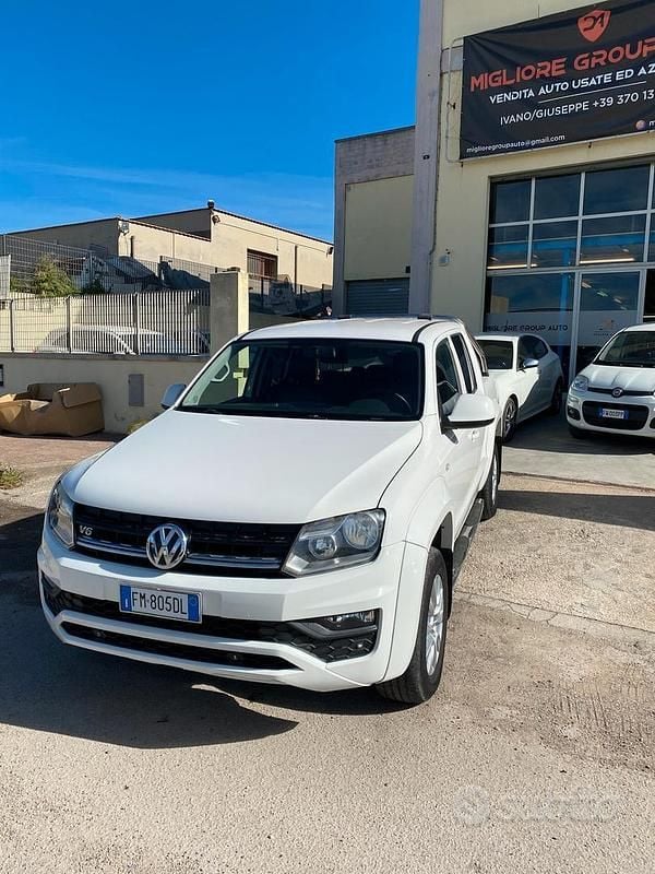 Usata VW Amarok 204 CV (150 kW) 2018 Bianco Pick-up