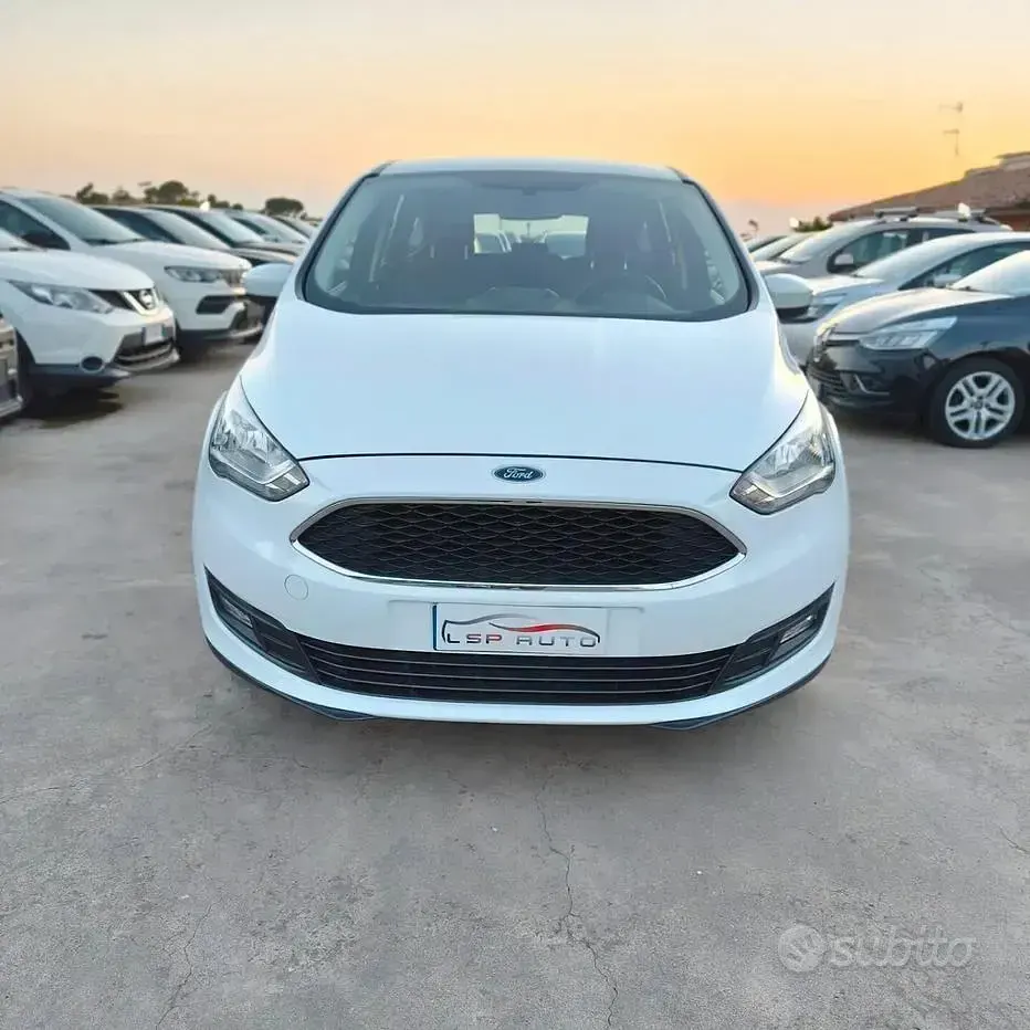 Usata Ford C-MAX 95 CV (69 kW) 2017 Bianco Monovolume