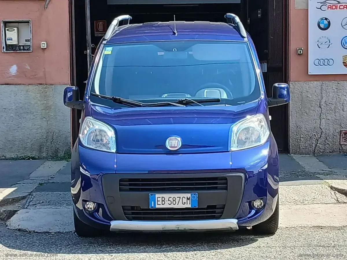 Usata Fiat Qubo Trekking 75 CV (55 kW) 2010 Blu/azzurro Monovolume