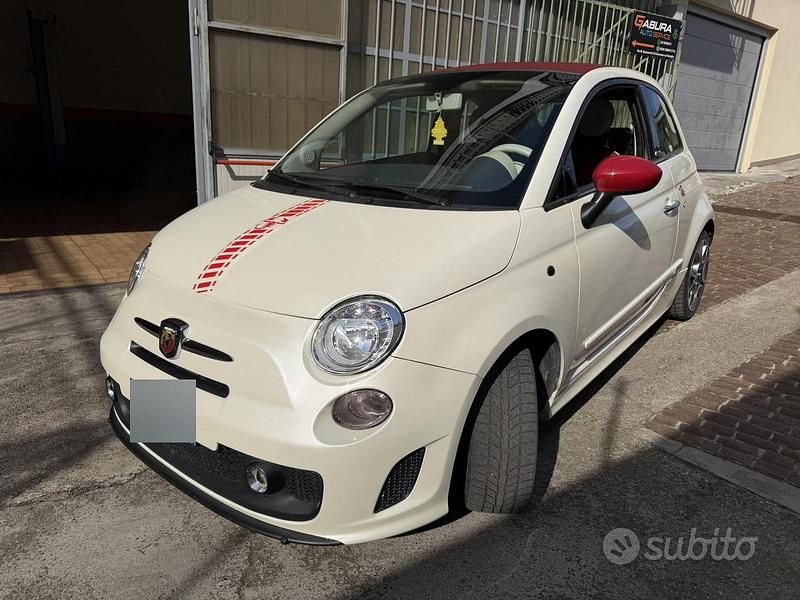 Usata Fiat 500C Abarth 69 CV (50 kW) 2010 Bianco Cabrio