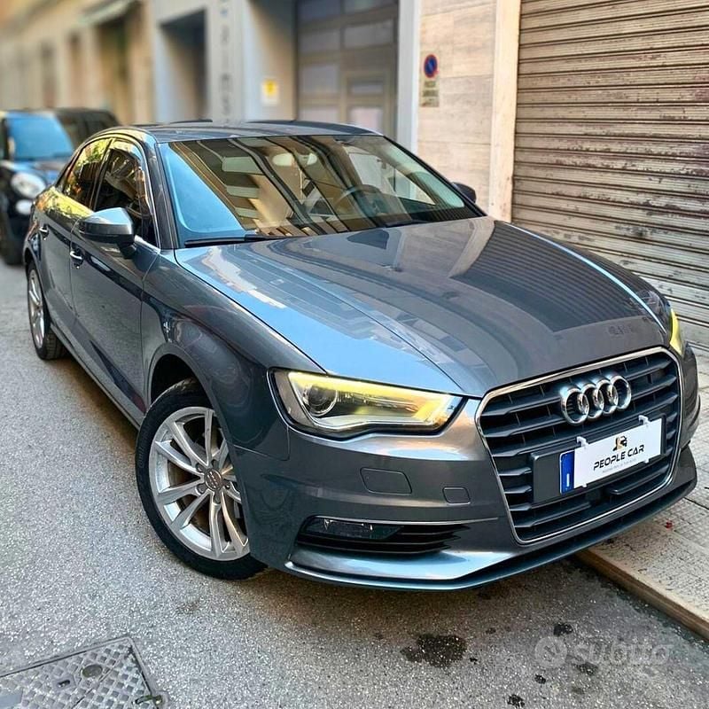 Usata Audi A3 Ambition 110 CV (80 kW) 2014 Grigio Berlina