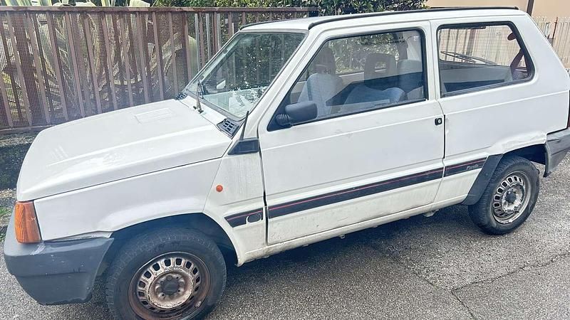 Usata Fiat Panda Young 54 CV (39 kW) 2002 Bianco Utilitaria