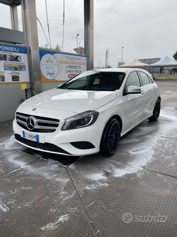 Usata Mercedes A200 136 CV (100 kW) 2014 Bianco Berlina