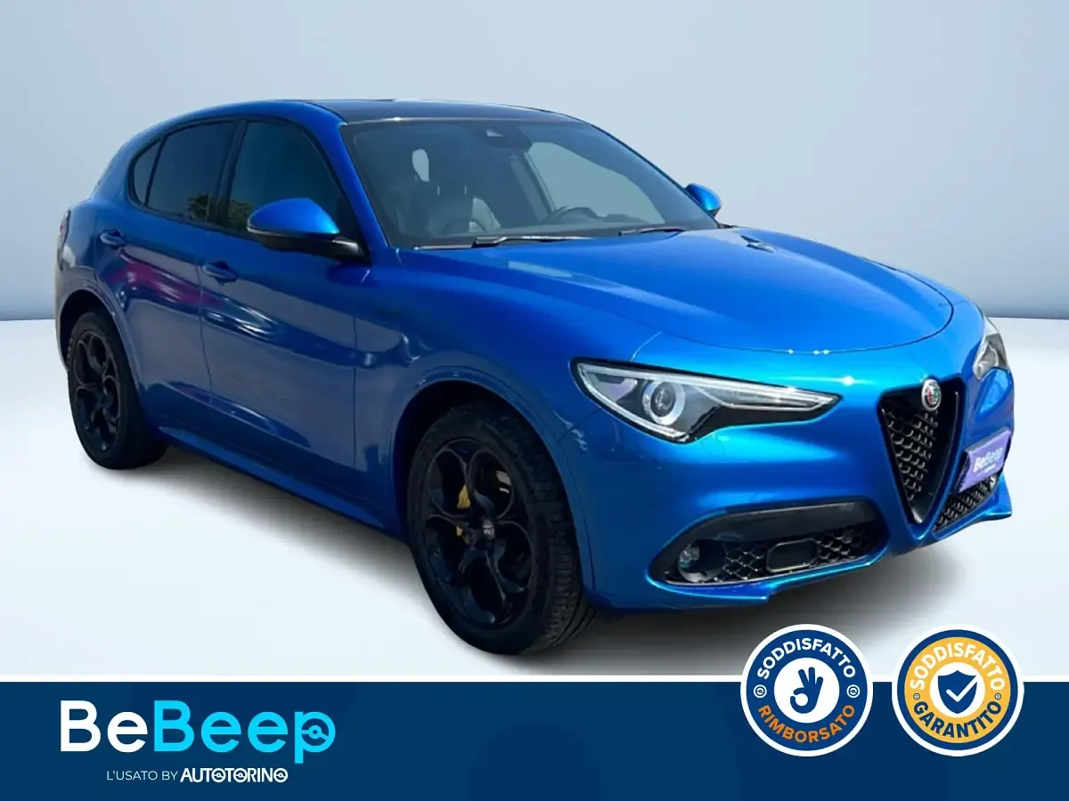Usata Alfa Romeo Stelvio Ti 210 CV (154 kW) 2020 Blu metallizzato SUV