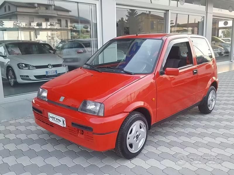 Usata Fiat Cinquecento 54 CV (39 kW) 1997 Rosso Utilitaria