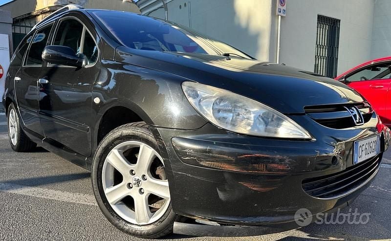 Usata Peugeot 307 109 CV (80 kW) 2003 Nero Station wagon