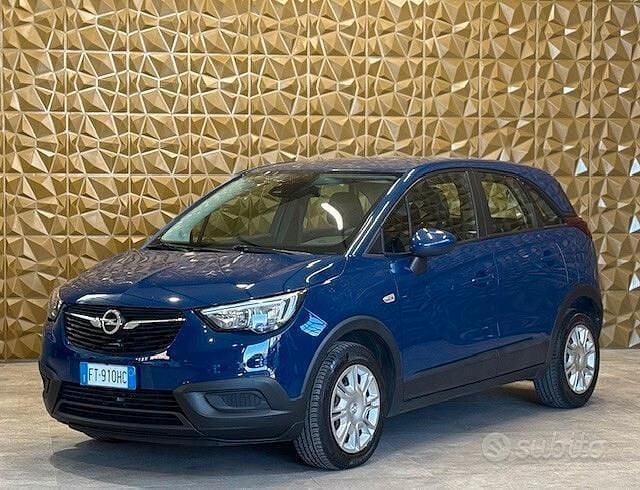 Usata Opel Crossland X 102 CV (75 kW) 2018 Blu SUV