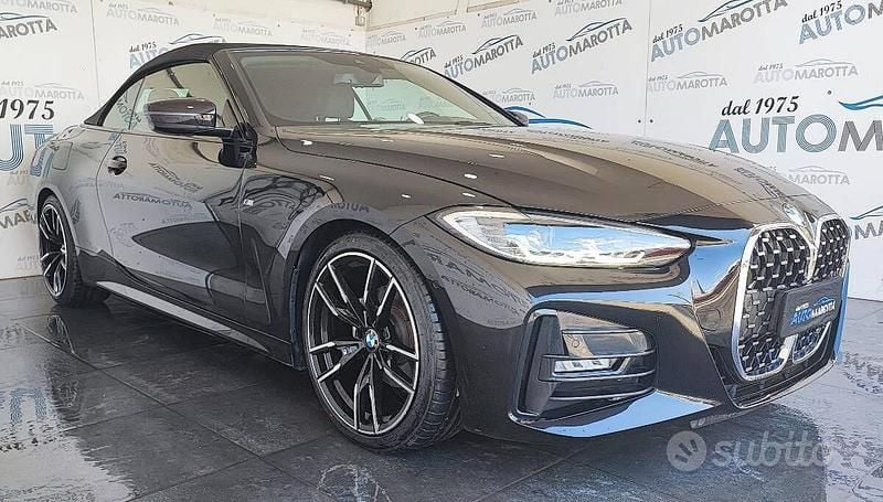 Usata BMW 420 M Sport 190 CV (139 kW) 2021 Nero Cabrio