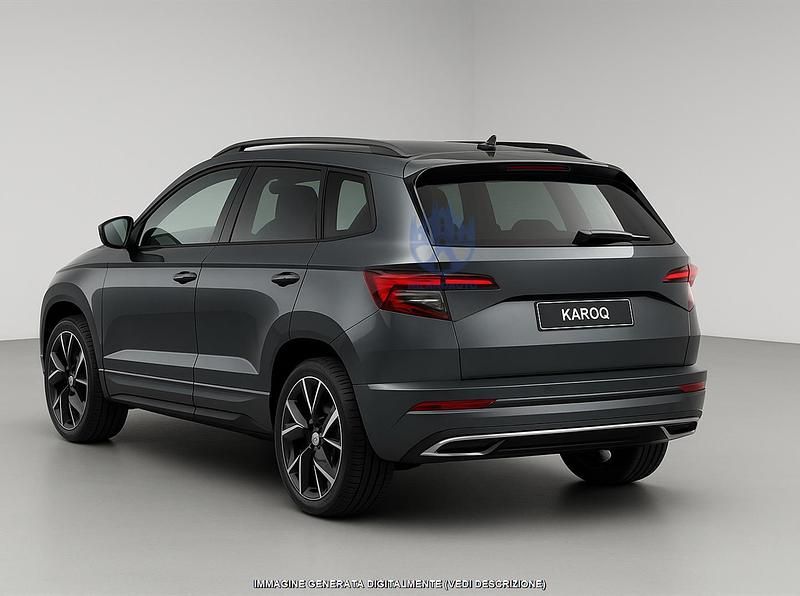 Usata Skoda Karoq SportLine 190 CV (139 kW) 2022 Grigio SUV