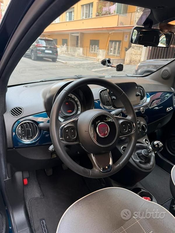 Usata Fiat 500 69 CV (50 kW) 2020 Blu Utilitaria