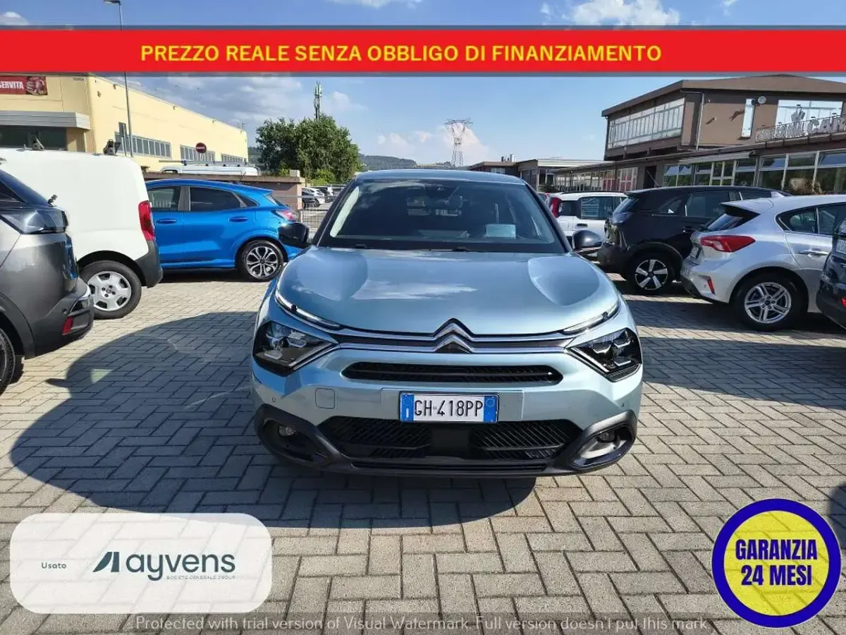 Usata Citroën C4 Shine 131 CV (96 kW) 2021 Blu/azzurro Berlina