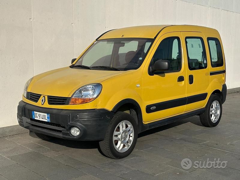 Usata Renault Kangoo Luxe 95 CV (69 kW) 2007 Giallo Monovolume