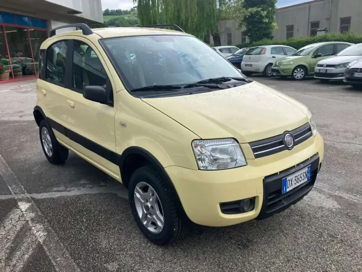 Brugt Fiat Panda 4x4 Climbing 69 HK (50 kW) 2009 Gul Hatchback