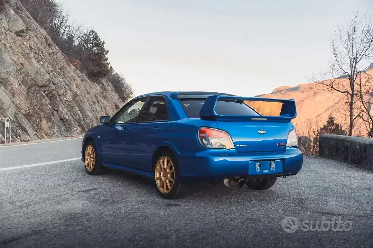 Usata Subaru Impreza 280 CV (205 kW) 2006 Blu Berlina