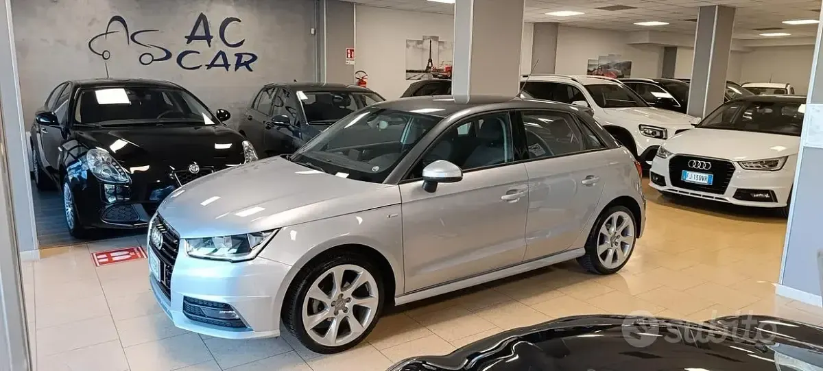 Usata Audi A1 Design 90 CV (66 kW) 2016 Grigio Utilitaria