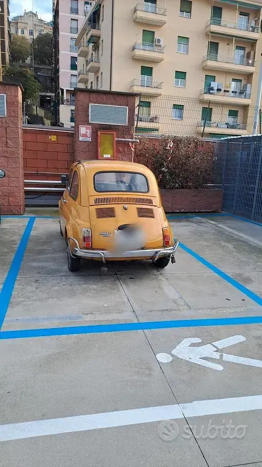 Usata Fiat 500 1960 Giallo Utilitaria