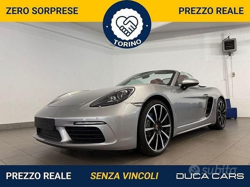 Argento Usata 2018 Porsche 718 Boxster Cabrio | 58.990 € (Buon prezzo) - Immagine 1/4