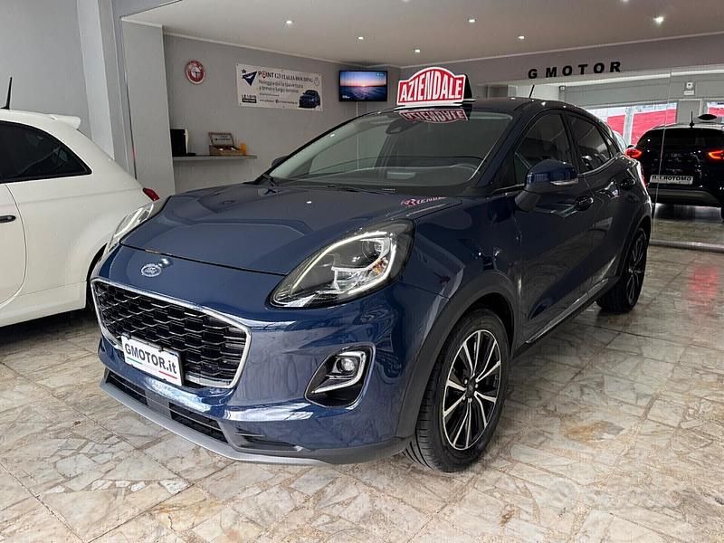 Usata Ford Puma Titanium 120 CV (88 kW) 2022 Blu SUV