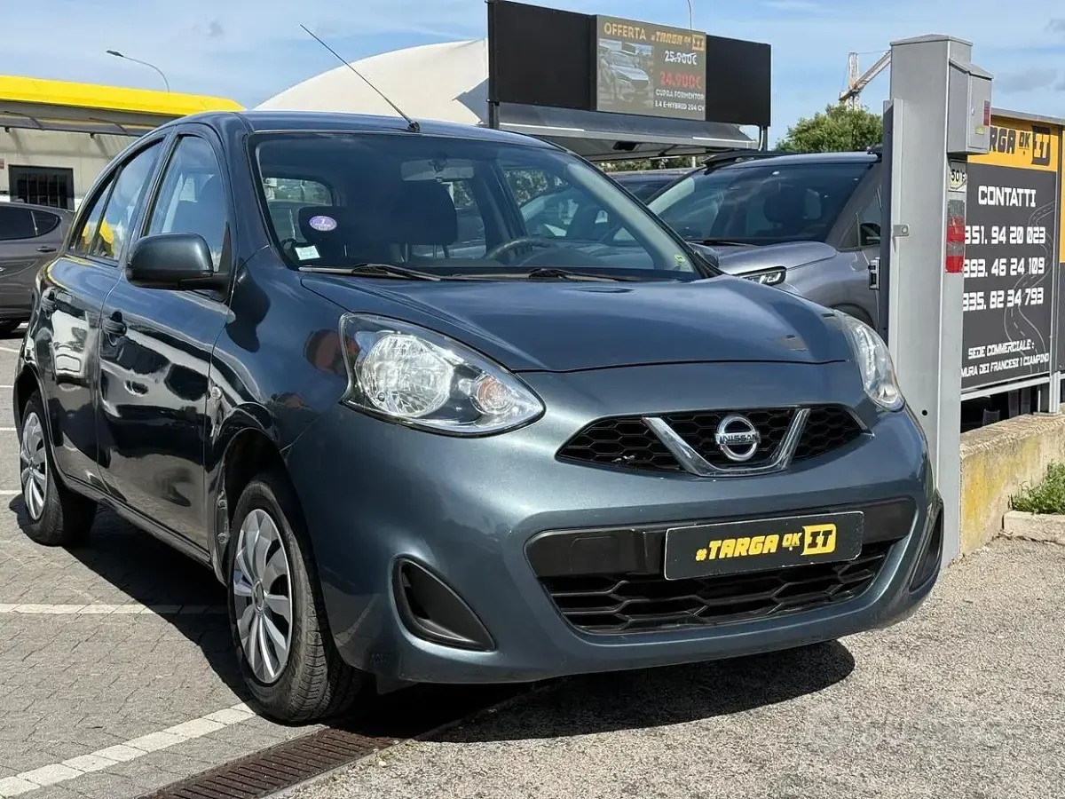 Usata Nissan Micra Acenta 80 CV (58 kW) 2015 Grigio Utilitaria