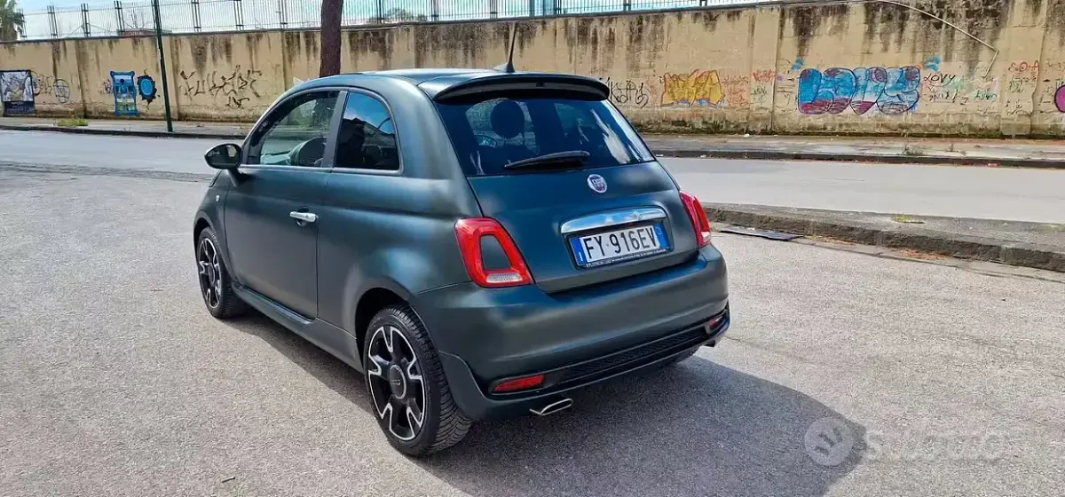 Usata Fiat 500 Rockstar 69 CV (50 kW) 2019 Verde Berlina
