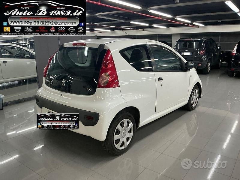Usata Peugeot 107 2010 Bianco Utilitaria