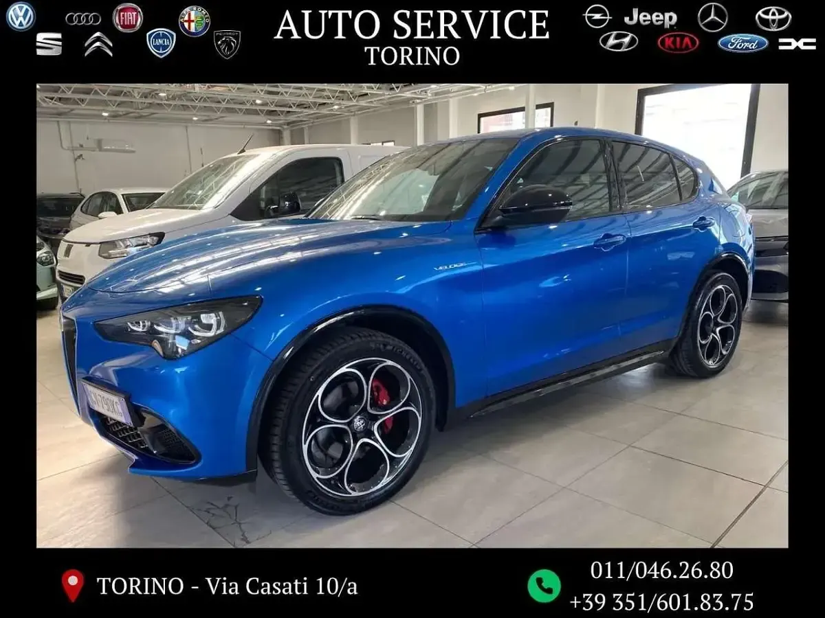 Usata Alfa Romeo Stelvio Veloce 209 CV (153 kW) 2025 Blu misano  grigio vesuvio SUV