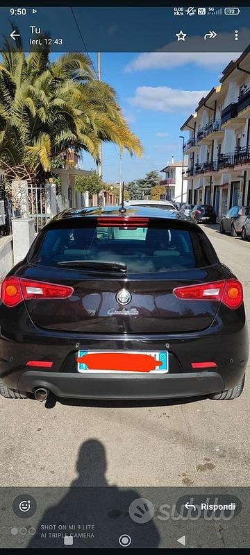 Usata Alfa Romeo Giulietta 120 CV (88 kW) 2015 Nero Berlina