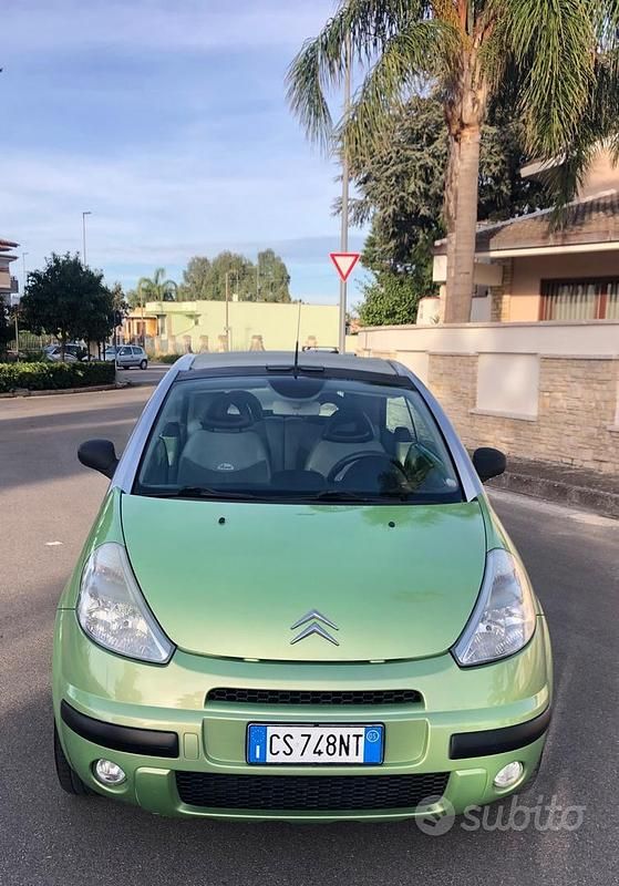 Usata Citroën C3 Pluriel 73 CV (53 kW) 2005 Verde Cabrio