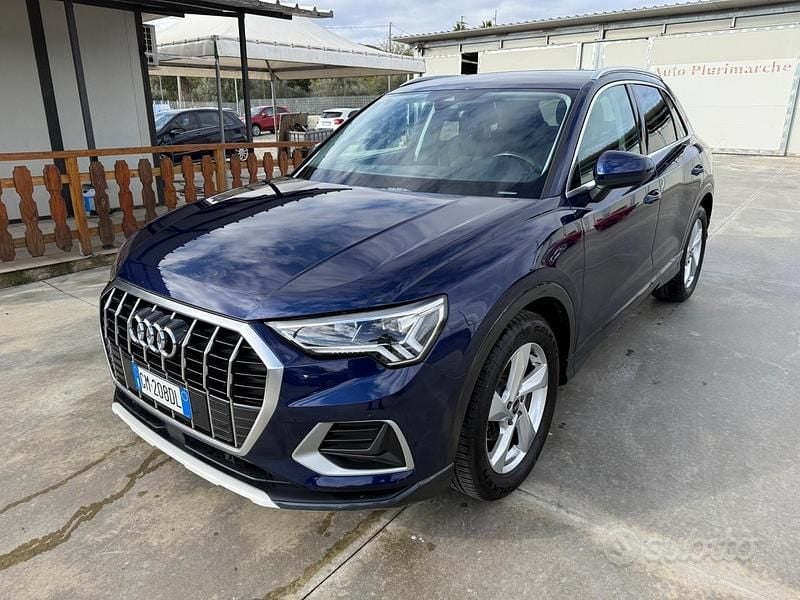 Usata Audi Q3 Advanced Plus 150 CV (110 kW) 2022 Blu SUV