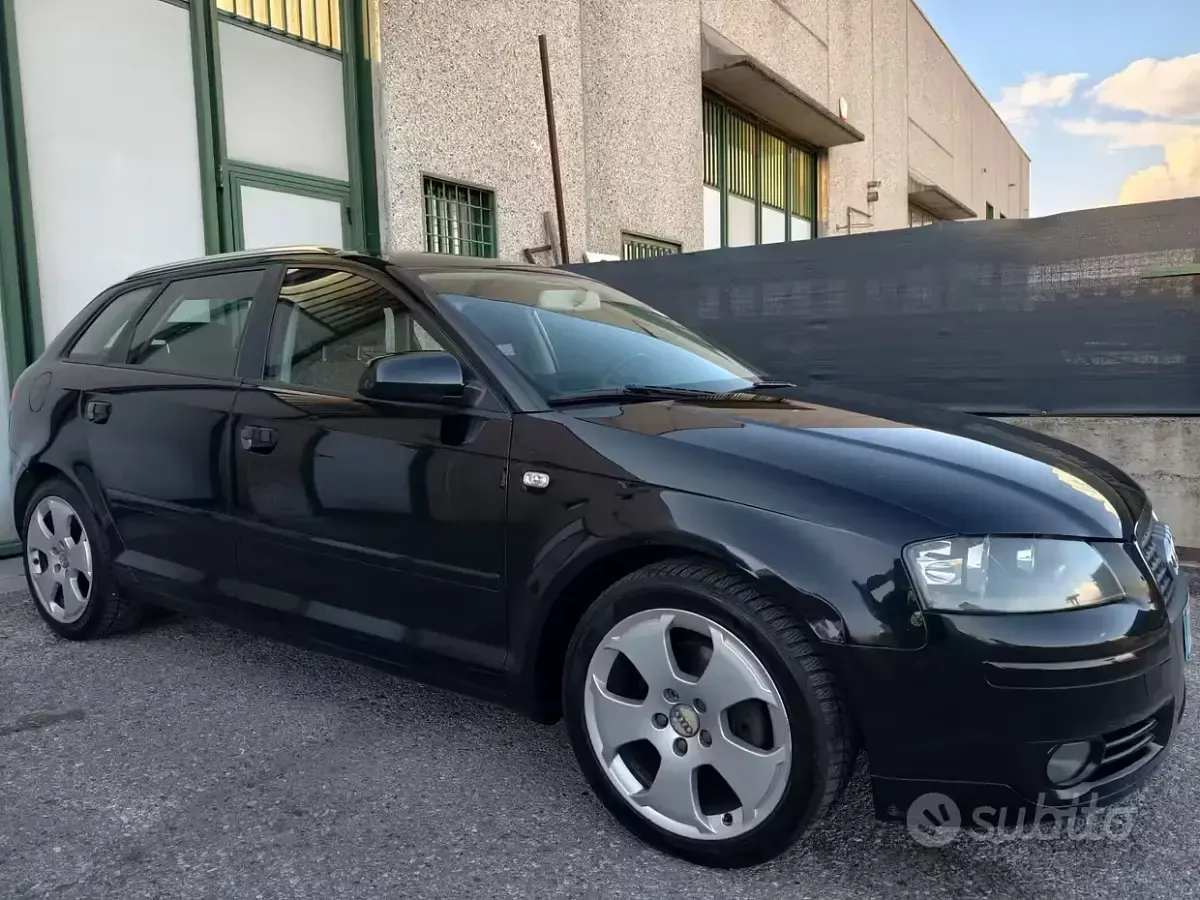 Usata Audi A3 Ambition 140 CV (102 kW) 2007 Nero Utilitaria