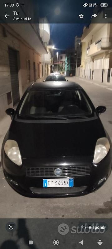 Usata Fiat Grande Punto 2005 Nero Utilitaria